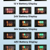 12V 24V 36V 48V 60V Waterproof Battery Charge Level Indicator